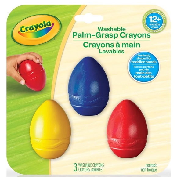 🆓👍*GUC* CRAYOLA | My First Crayola Palm-Grip Crayons x 4️⃣ 🆓 in Bundle - Picture 8 of 15